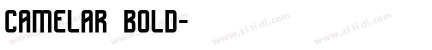 Camelar bold字体转换